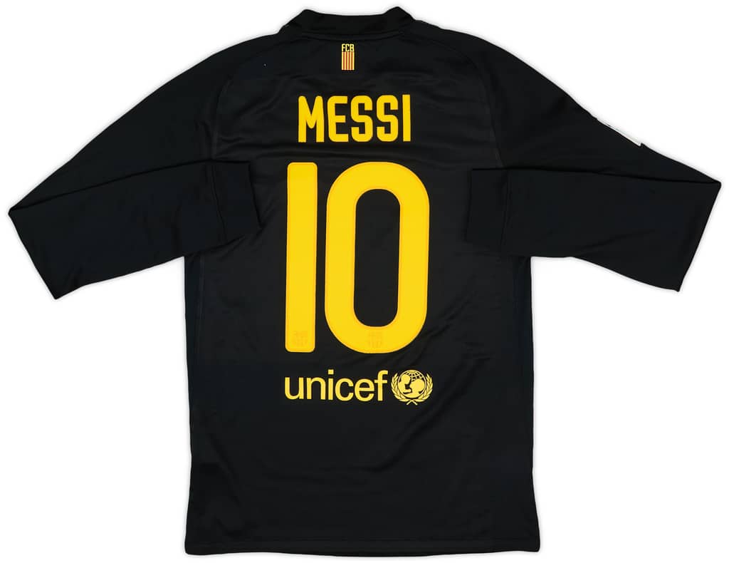 2011-12 Barcelona Away L/S Shirt Messi #10 - 6/10 - (S)