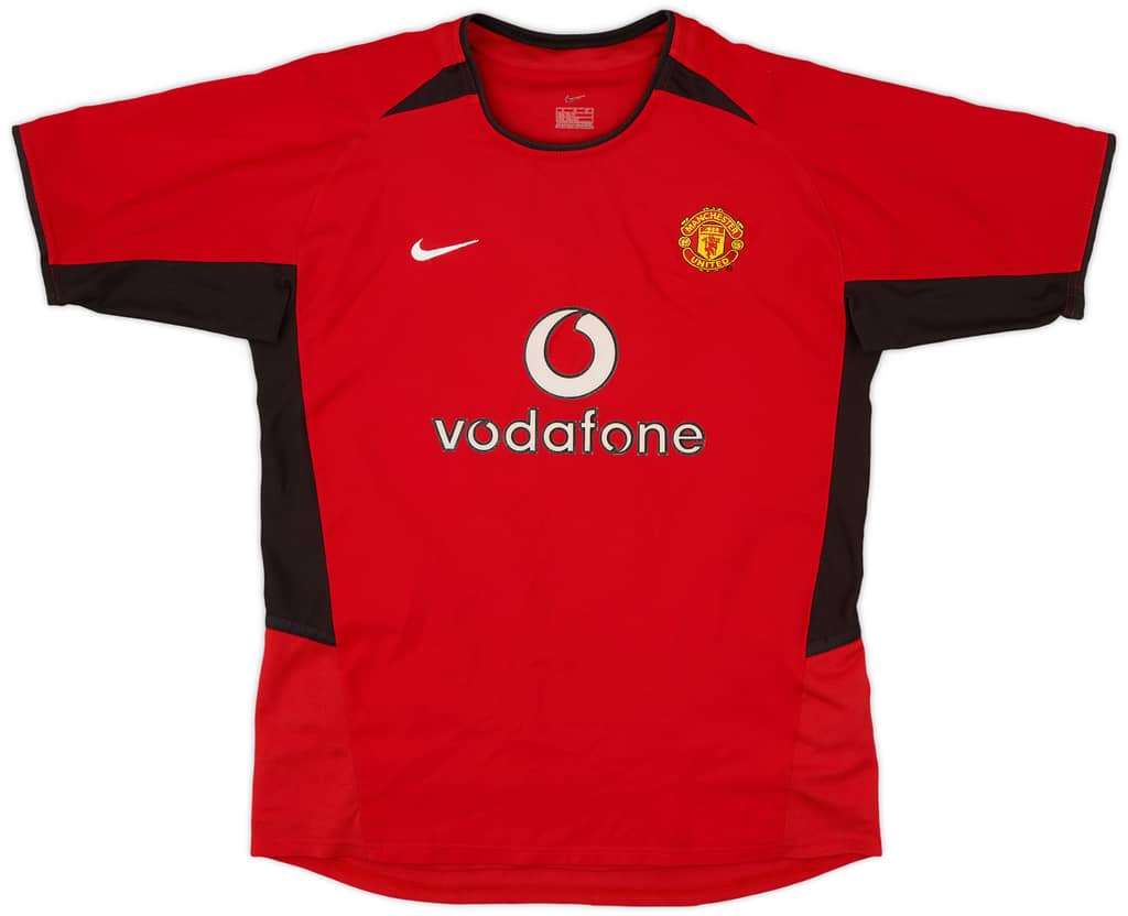 2002-04 Manchester United Home Shirt #6 - 8/10 - (M.Boys)