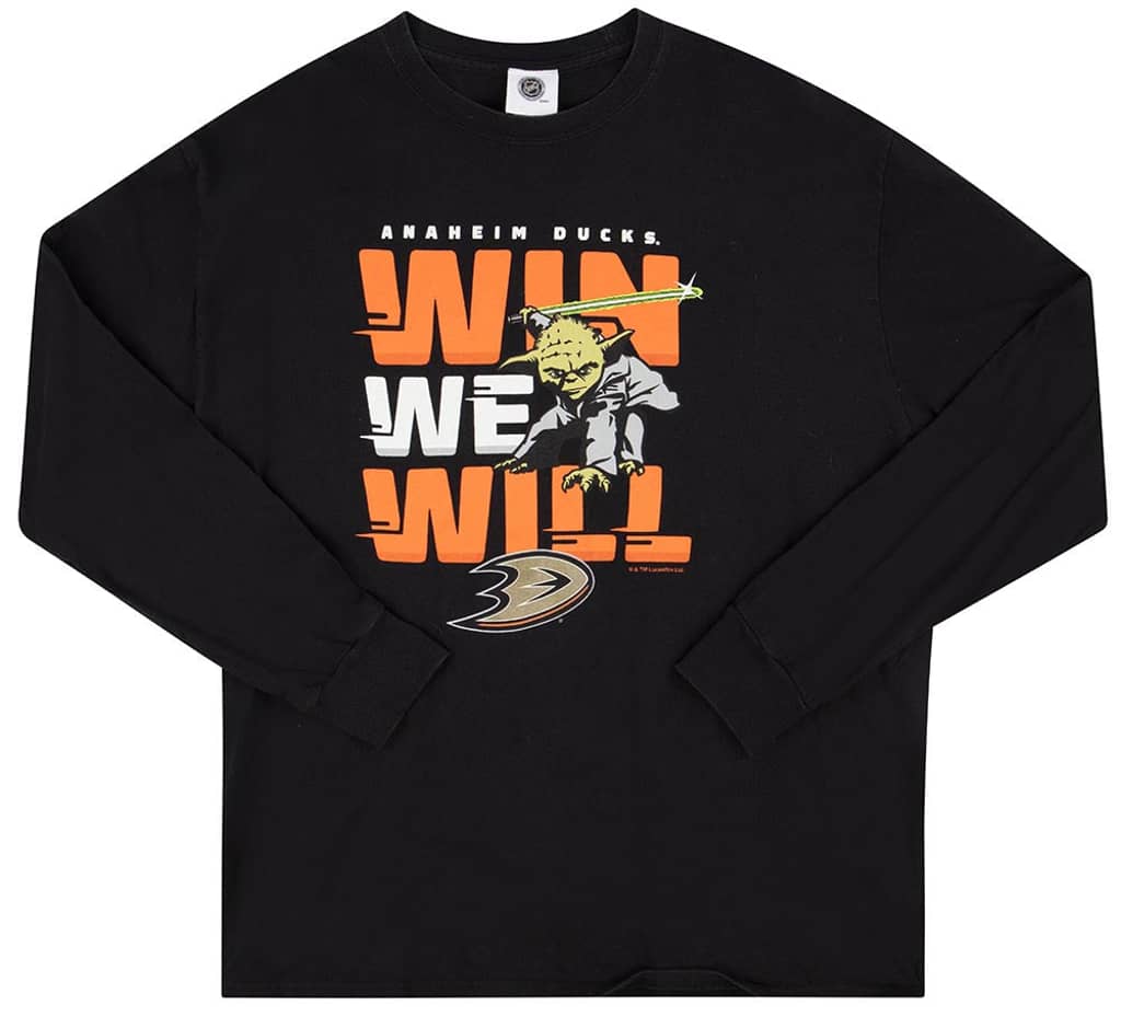 2010s Anaheim Ducks L/S Graphic Tee XL