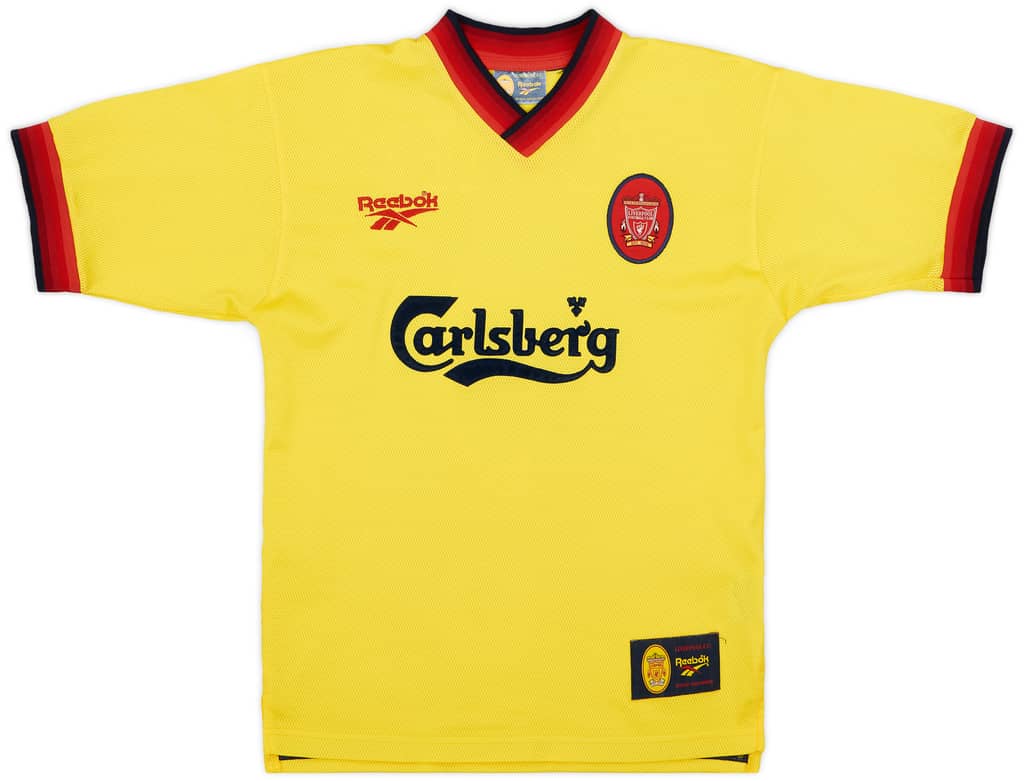 1997-99 Liverpool Away Shirt Fowler #9 - 8/10 - (M)