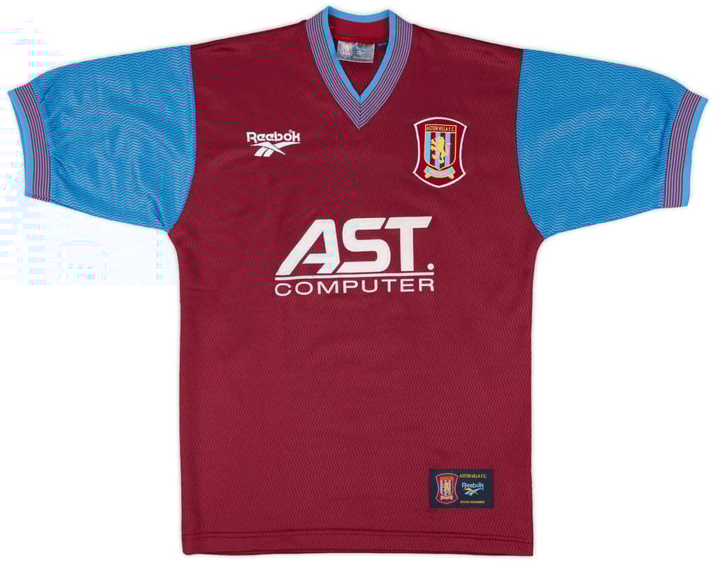 1997-98 Aston Villa Home Shirt Ehiogu #5 - 9/10 - (S)