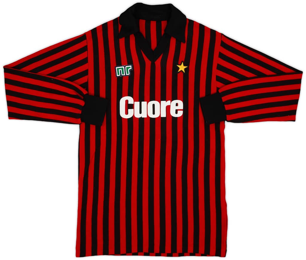1983-84 AC Milan Home L/S Shirt - 10/10 - (L)