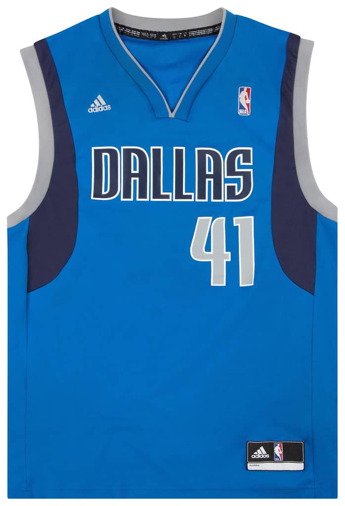 2011-14 Dallas Mavericks Nowitzki #41 adidas Jersey (Away) M