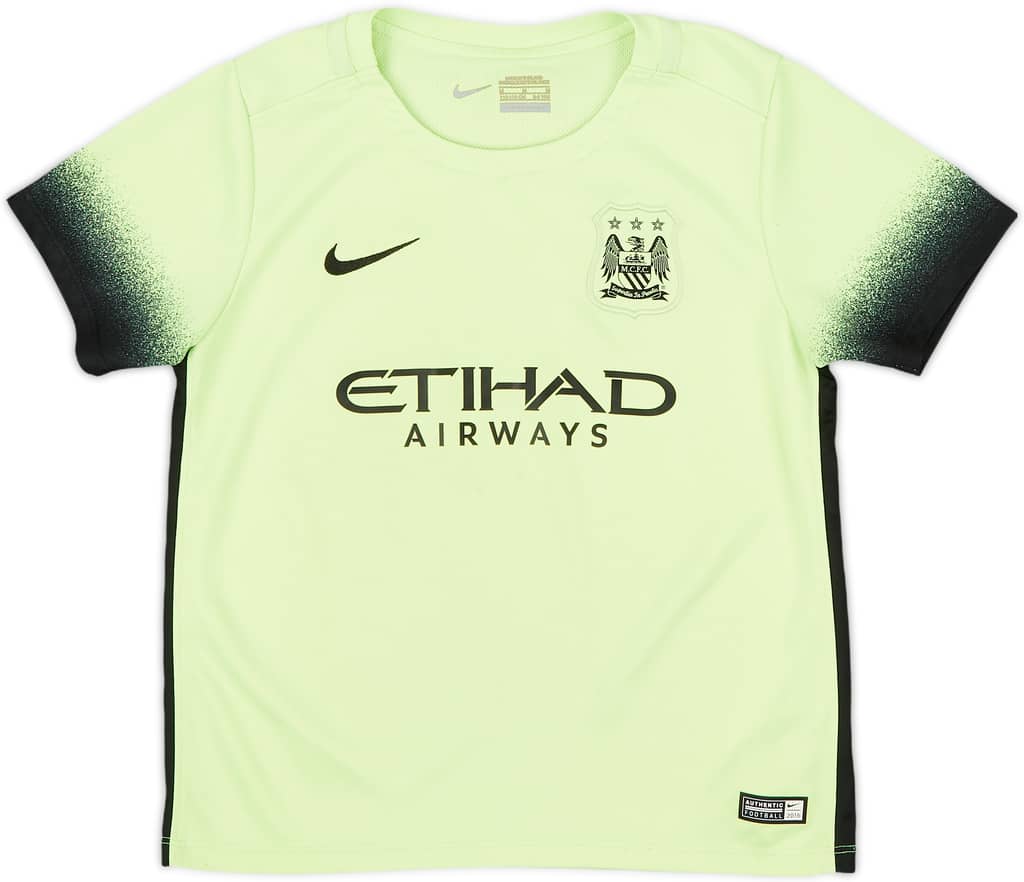 2015-16 Manchester City Third Shirt - 8/10 - (5-6 Years)