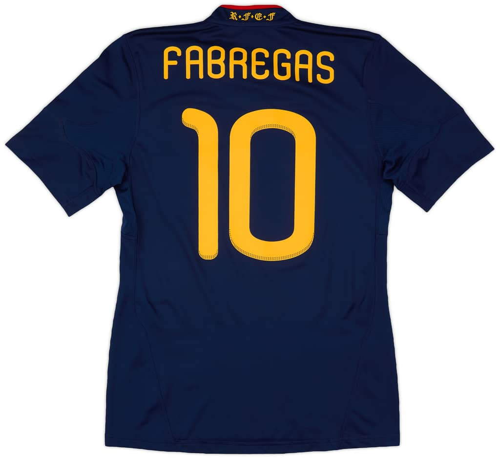 2010-11 Spain Away Shirt Fabregas #10 (S)