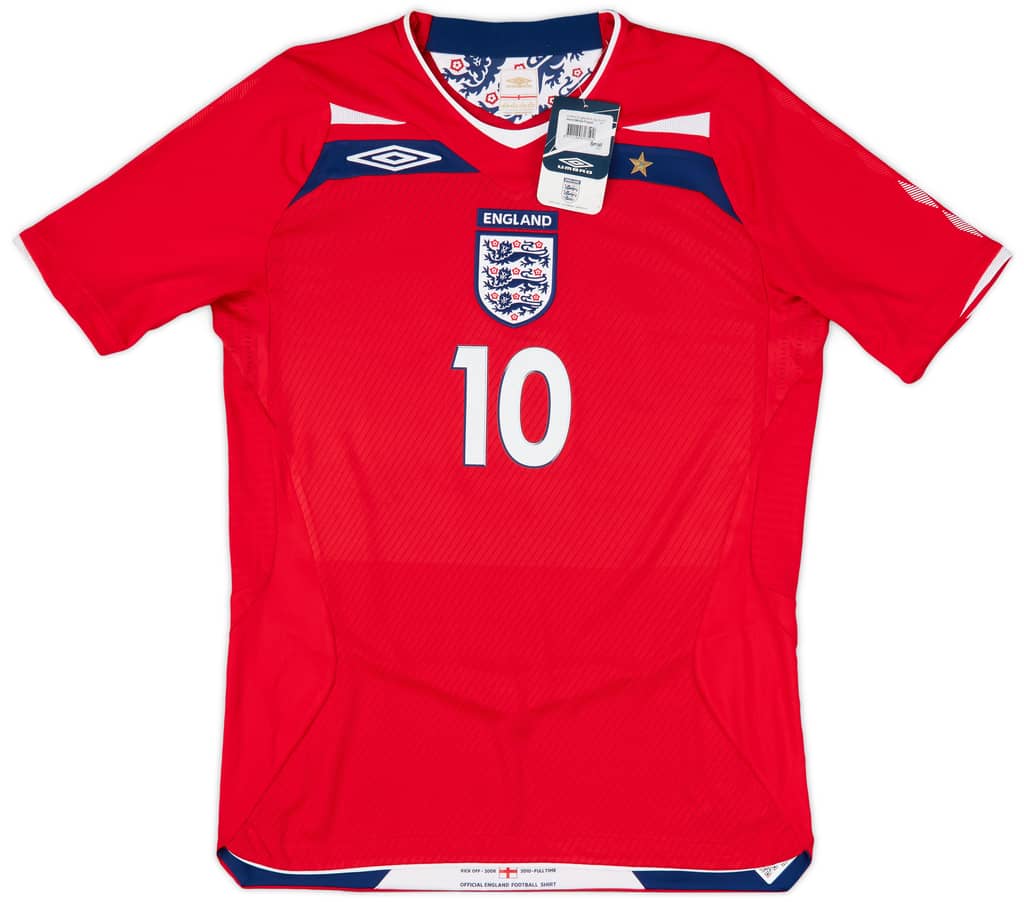 2008-10 England Away Shirt Rooney #10 (S)