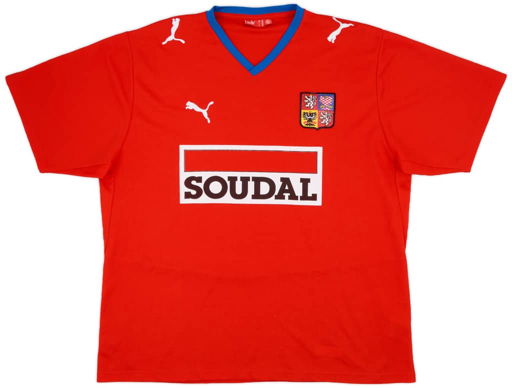 2008-09 Czech Republic Basic Home Shirt - 9/10 - (XXL)