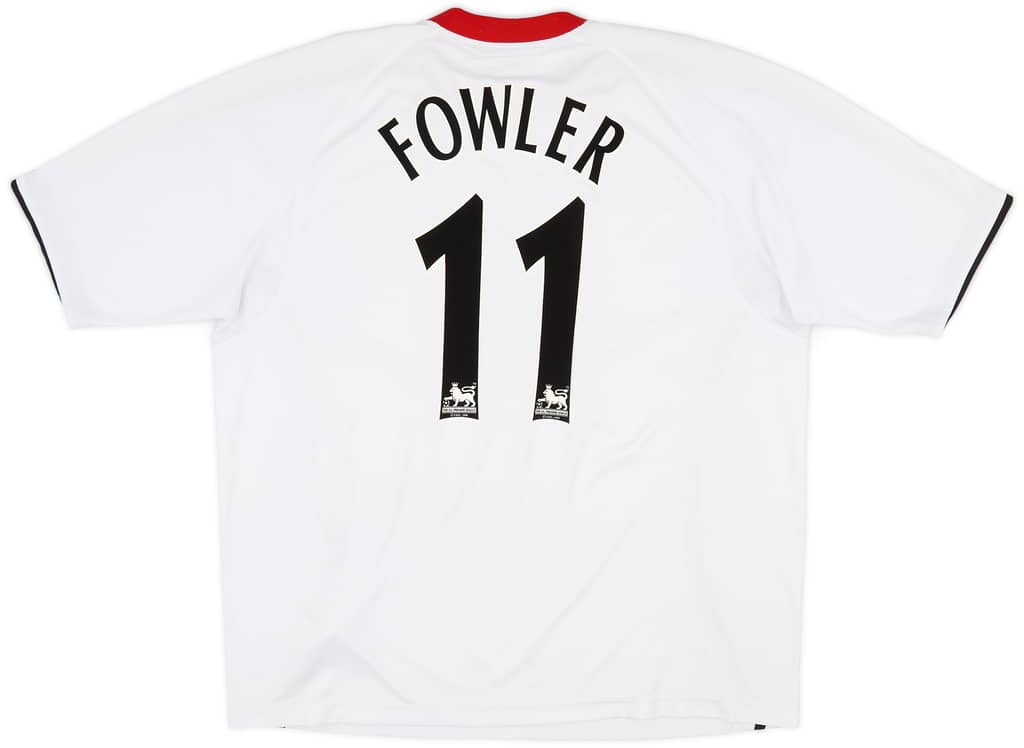 2005-06 Liverpool Away Shirt Fowler #11 - 6/10 - (XXL)