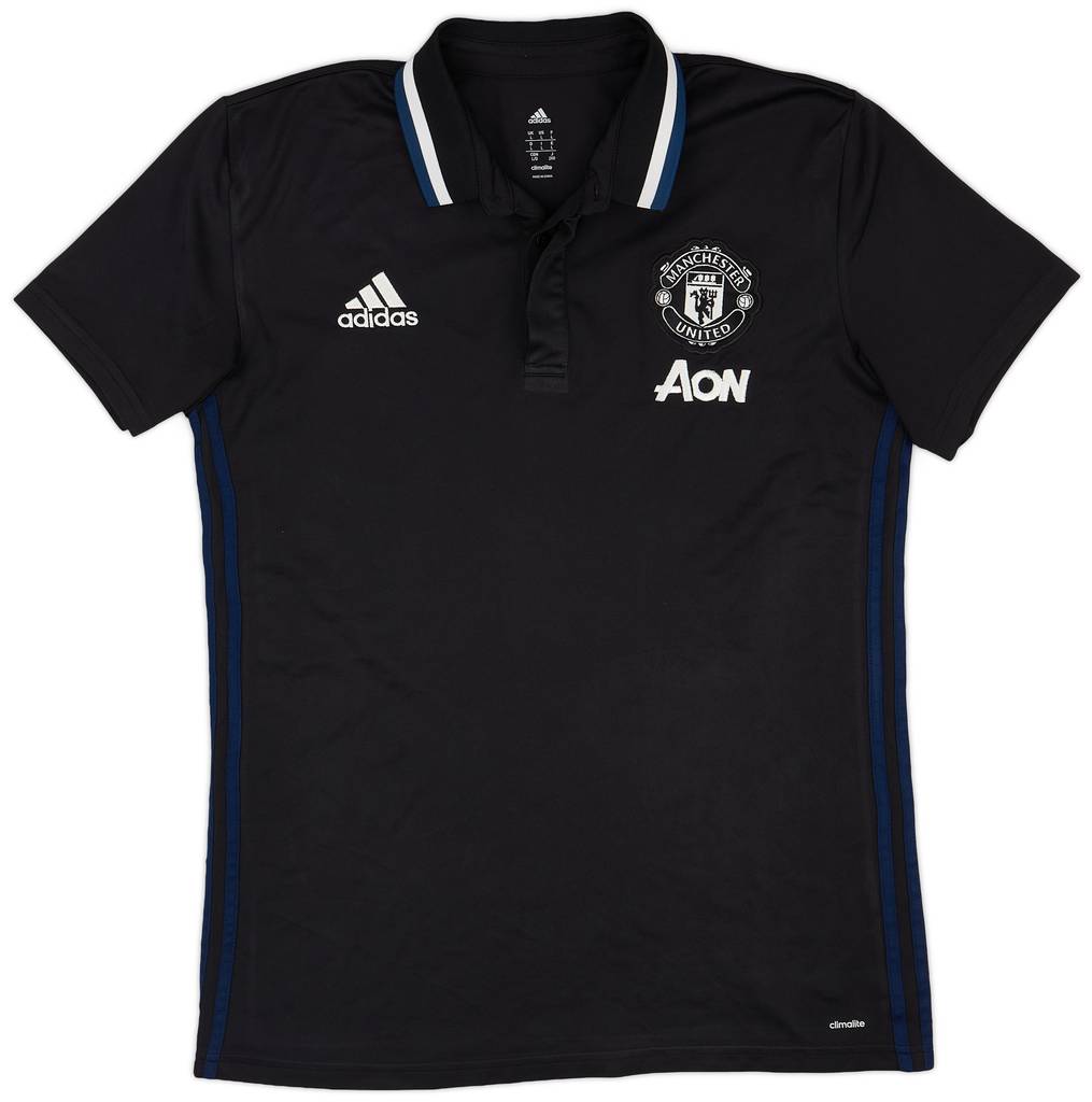 2016-17 Manchester United adidas Polo Shirt - 8/10 - (L)
