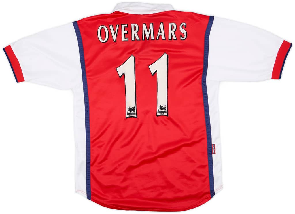 1998-99 Arsenal Home Shirt Overmars #11 - 8/10 - (S)