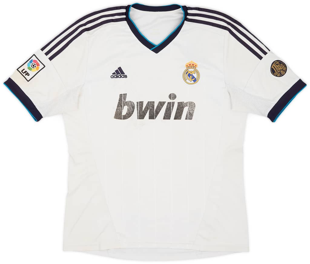 2012-13 Real Madrid Home Shirt - 4/10 - (XL)