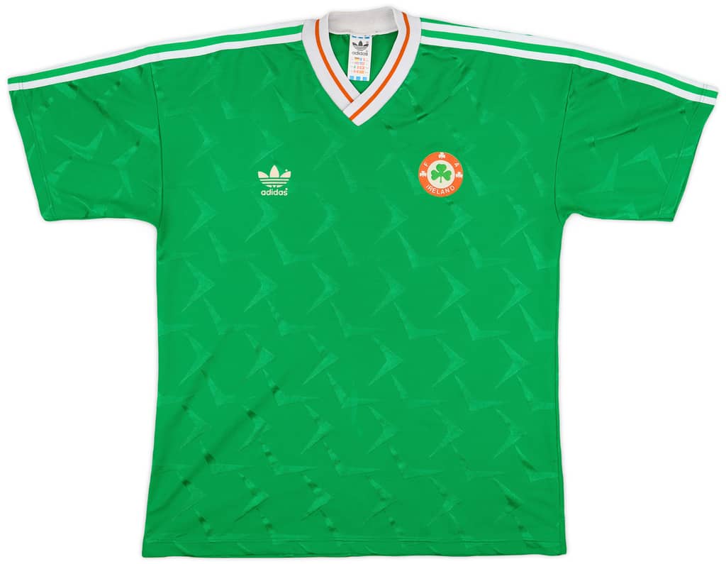 1990-92 Ireland Home Shirt - 8/10 - (L/XL)