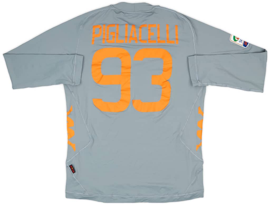 2011-12 Roma Match Issue GK Shirt Pigliacelli #93