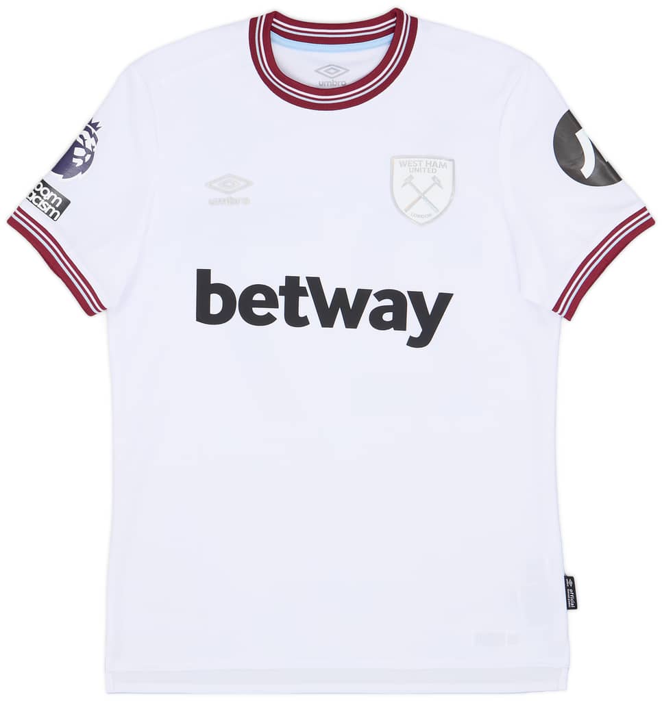 2023-24 West Ham Match Issue Home Shirt N. Aguerd #27