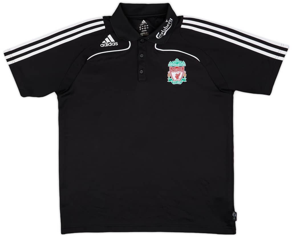 2008-09 Liverpool adidas Polo Shirt - 9/10 - (L)
