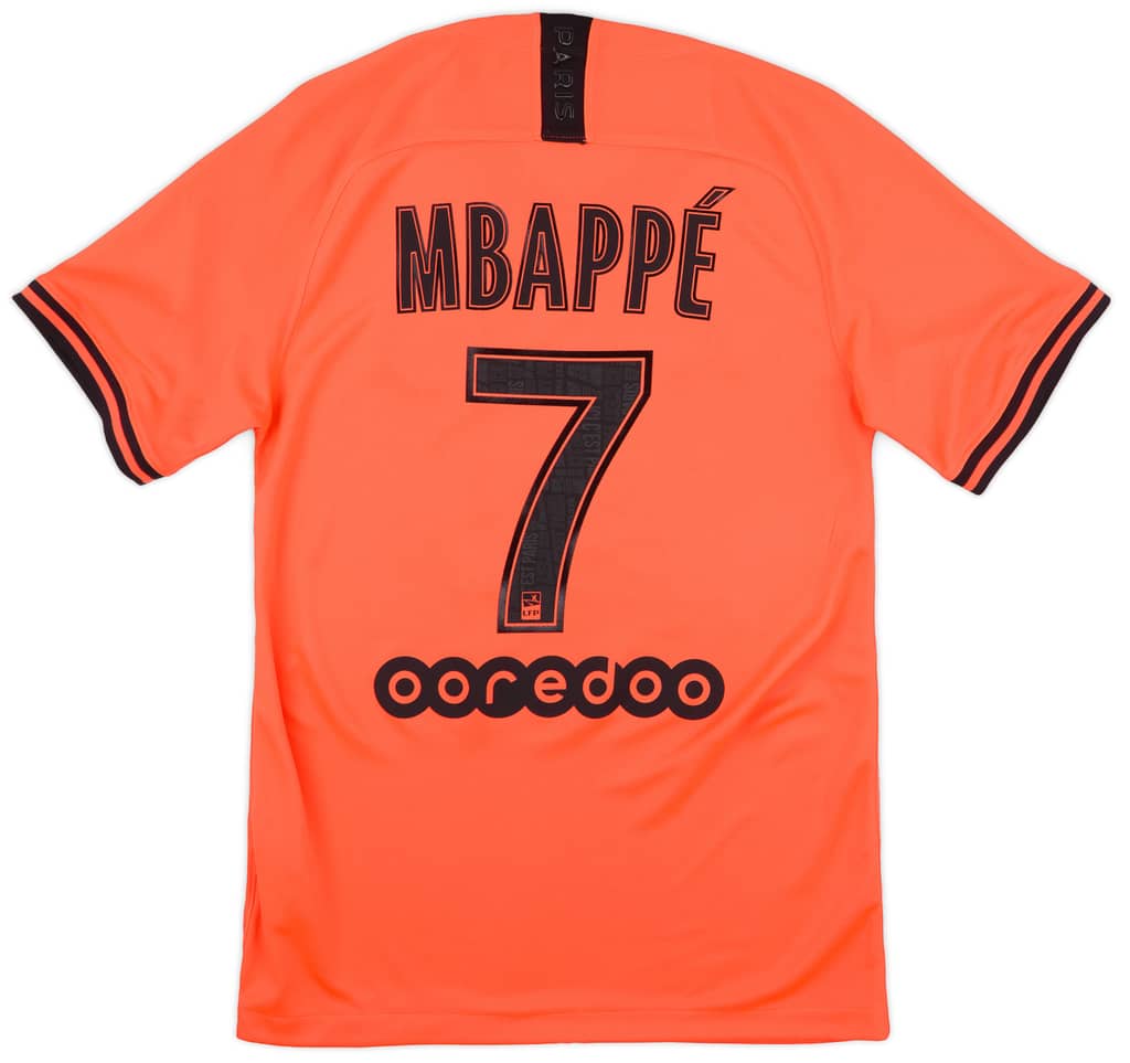 2019-20 Paris Saint-Germain Away Shirt Mbappe #7 - 9/10 - (S)