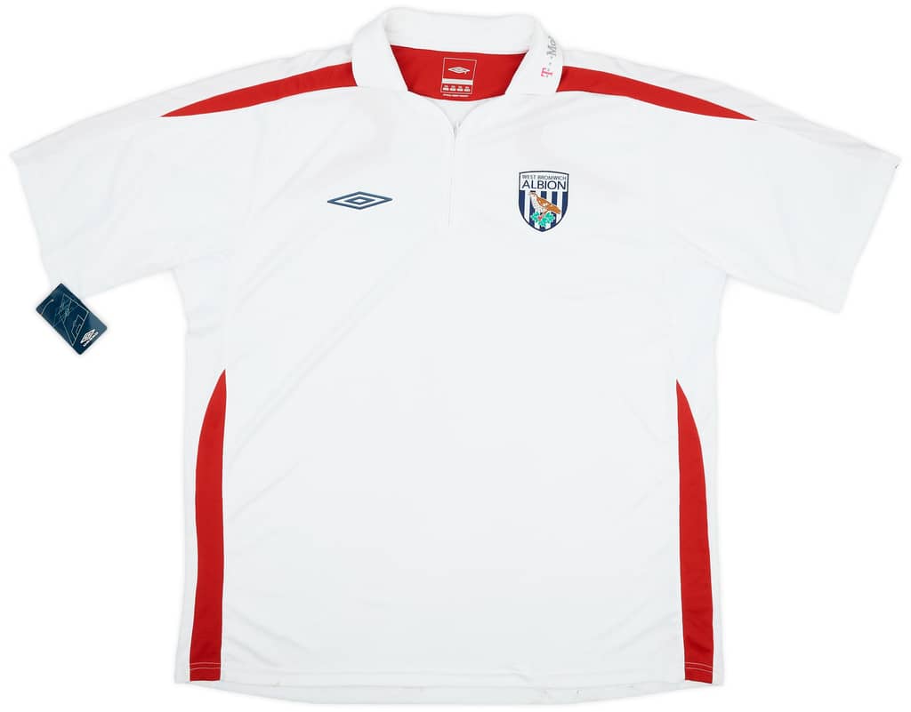 2007-08 West Brom Umbro 1/4 Zip Training/Polo Shirt (XXL)