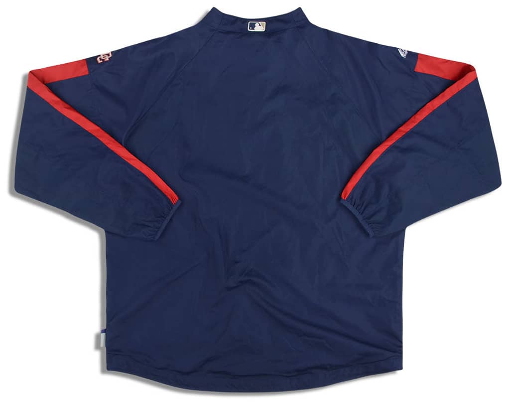 2009 Washington Nationals Majestic Cool Base 1/4 Zip Windbreaker Jacket XL