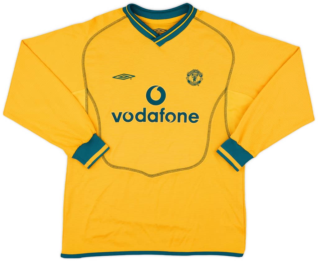 2000-02 Manchester United GK Shirt - 9/10 - (L.Boys)