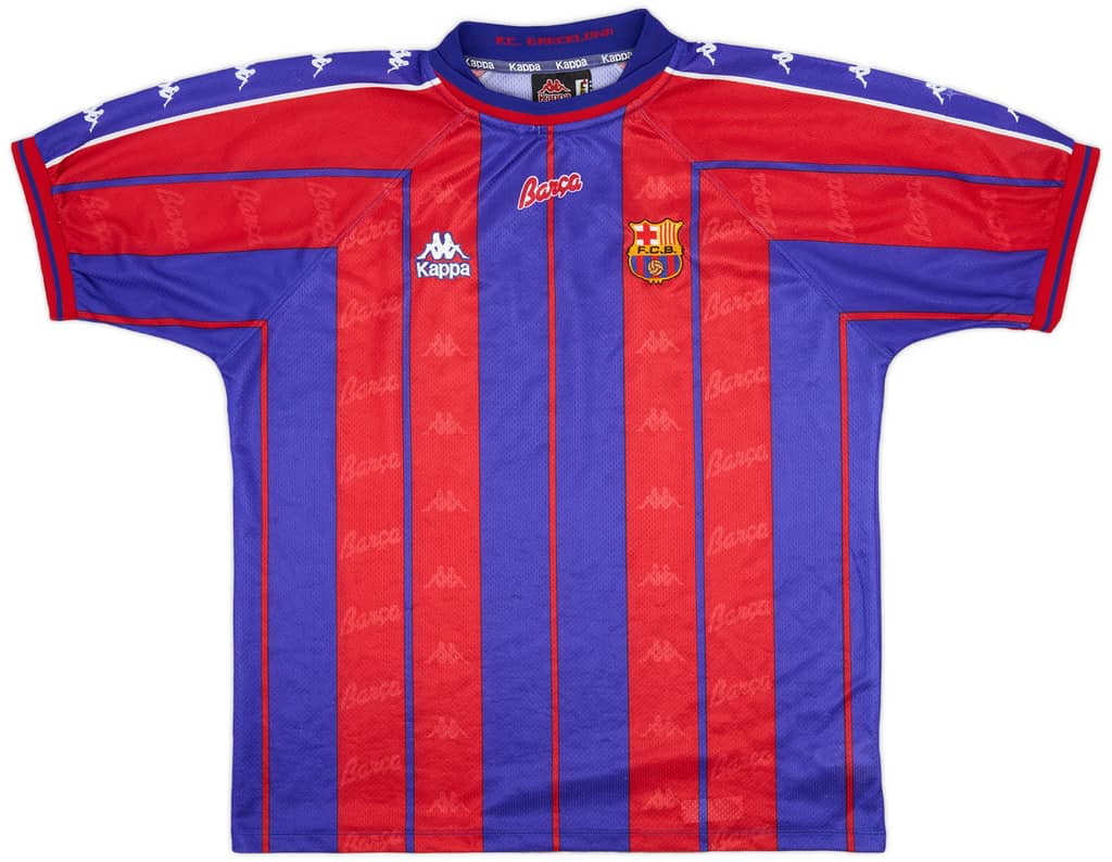 1997-98 Barcelona Home Shirt - 7/10 - (L)