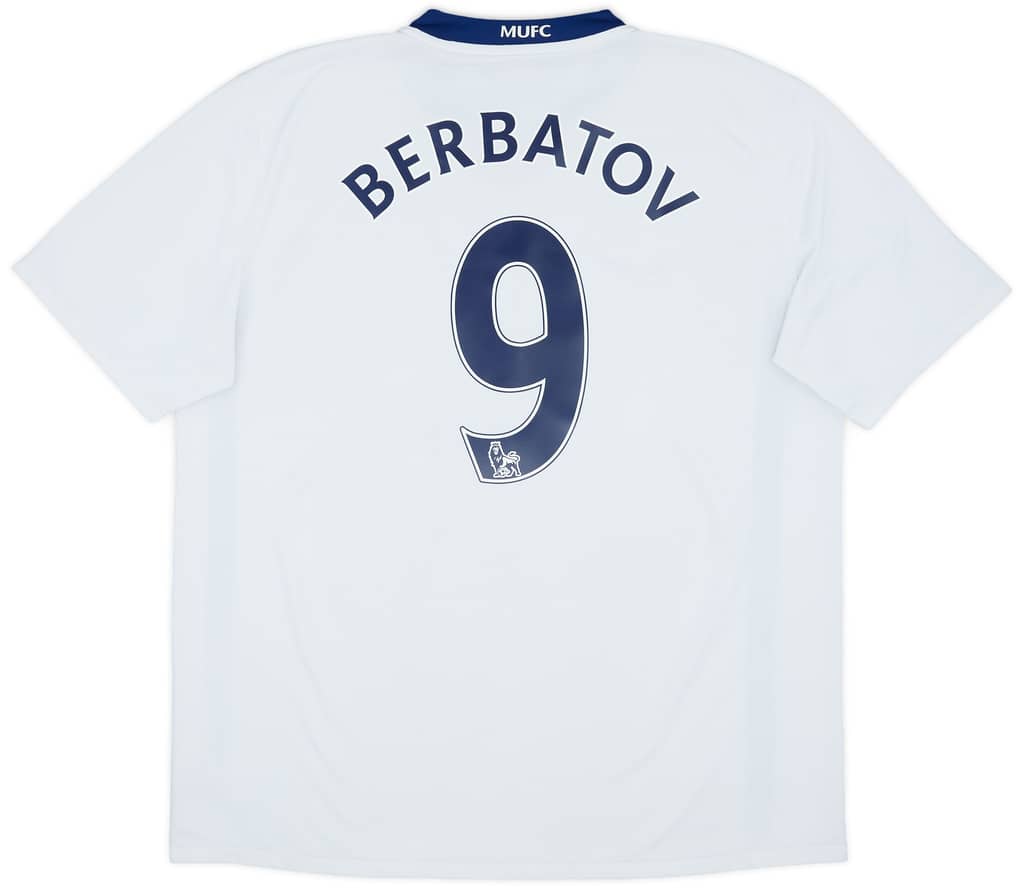 2008-10 Manchester United Away Shirt Berbatov #9 - 5/10 - (L)