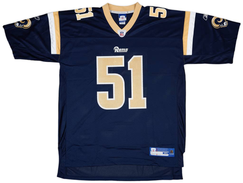 2006 St Louis Rams Witherspoon #51 Reebok On Field Home Jersey - 9/10 - (XL)