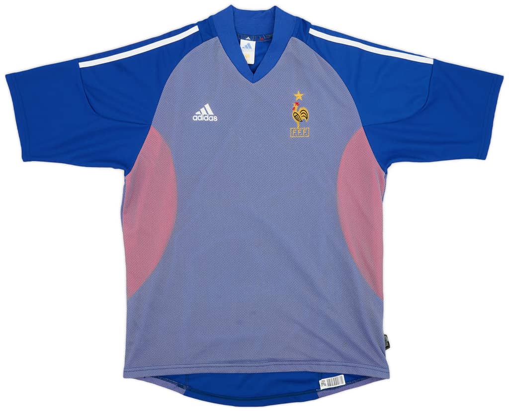 2002-04 France Home Shirt - 4/10 - (L)