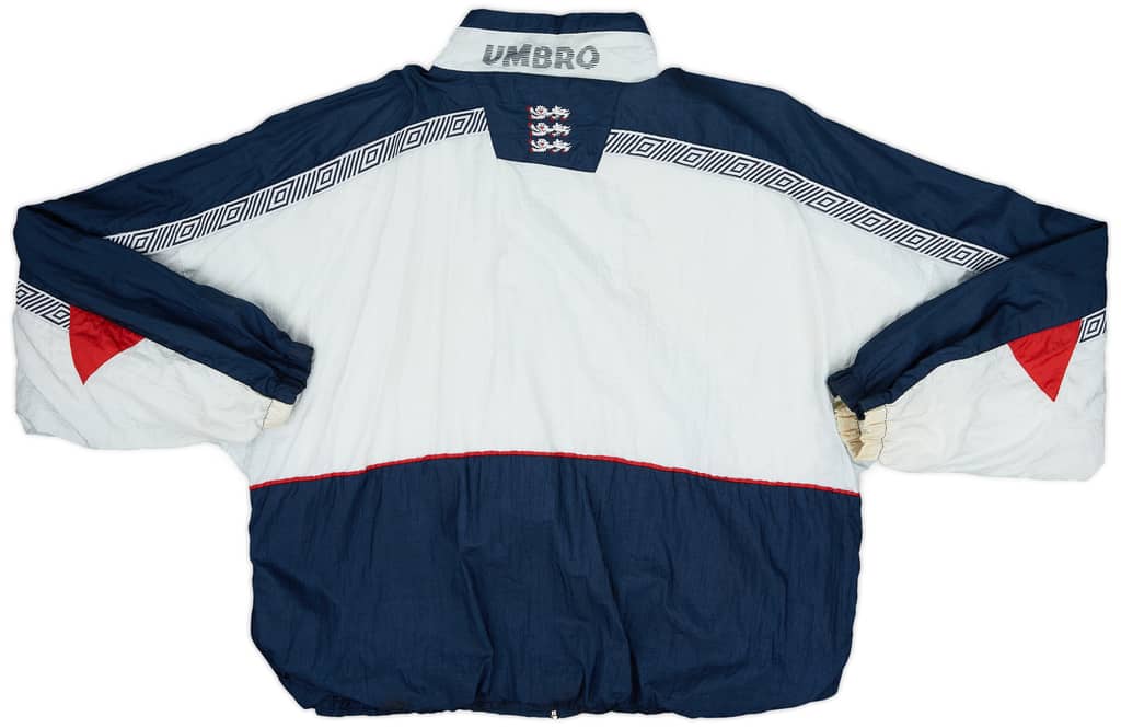 1990-92 England Umbro Track Jacket - 7/10 - (L)