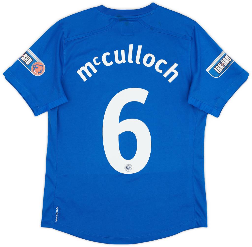 2012-13 Rangers Home Shirt McCulloch #6 - 7/10 - (S)