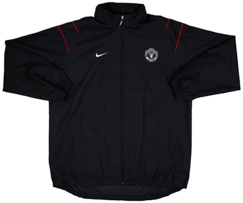 2003-04 Manchester United Nike Hooded Rain Jacket - 9/10 - (XL)