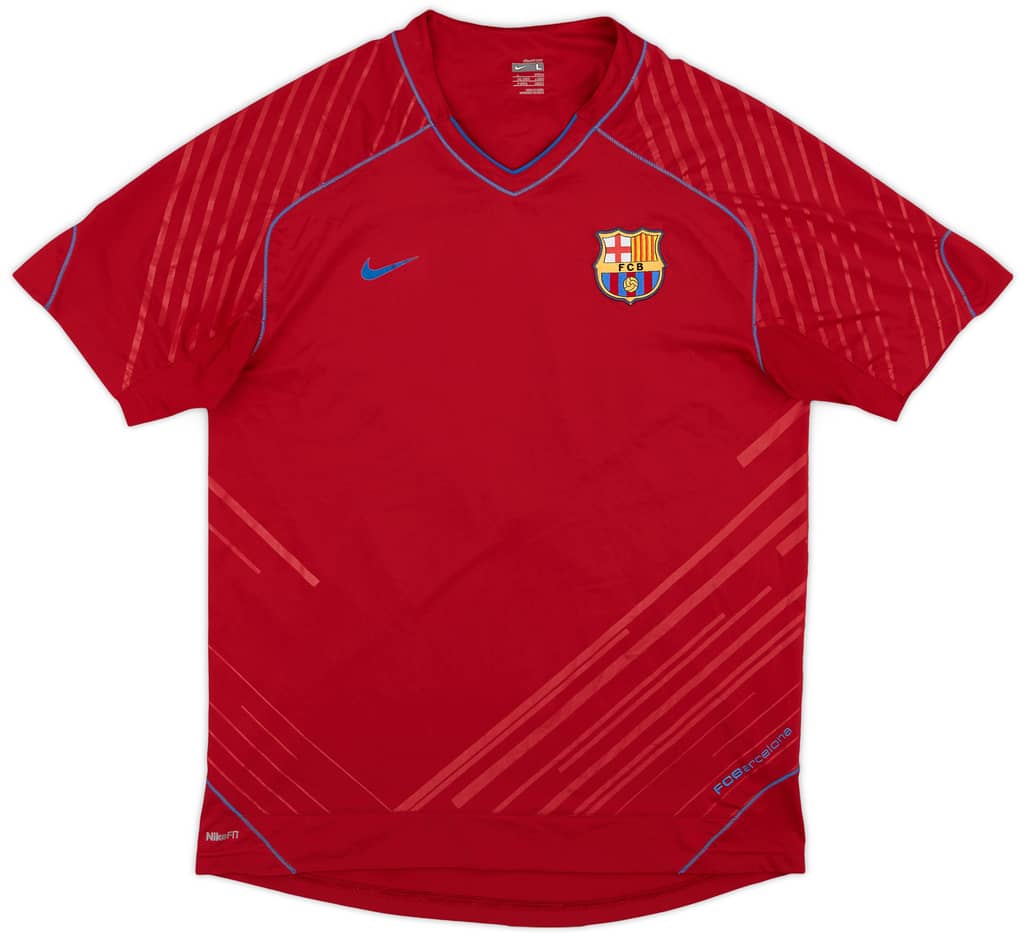 2007-08 Barcelona Nike Training Shirt - 8/10 - (L)