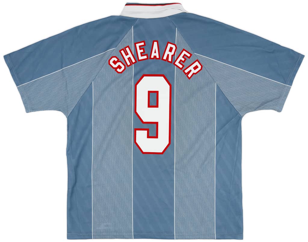 1996-97 England Away Shirt Shearer #9 - 9/10 - (XL)