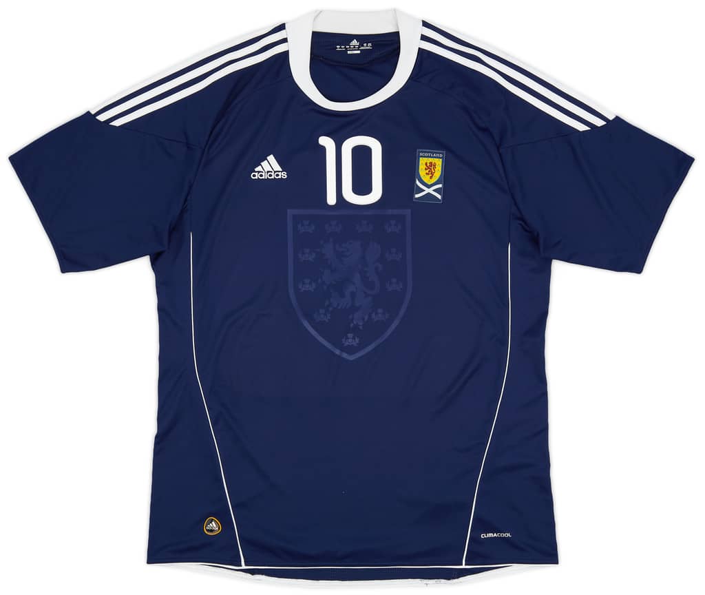 2010-11 Scotland Home Shirt Fletcher #10