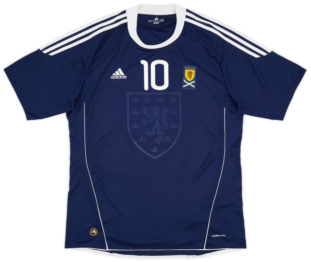 2010-11 Scotland Home Shirt Fletcher #10 - 8/10 - (S)