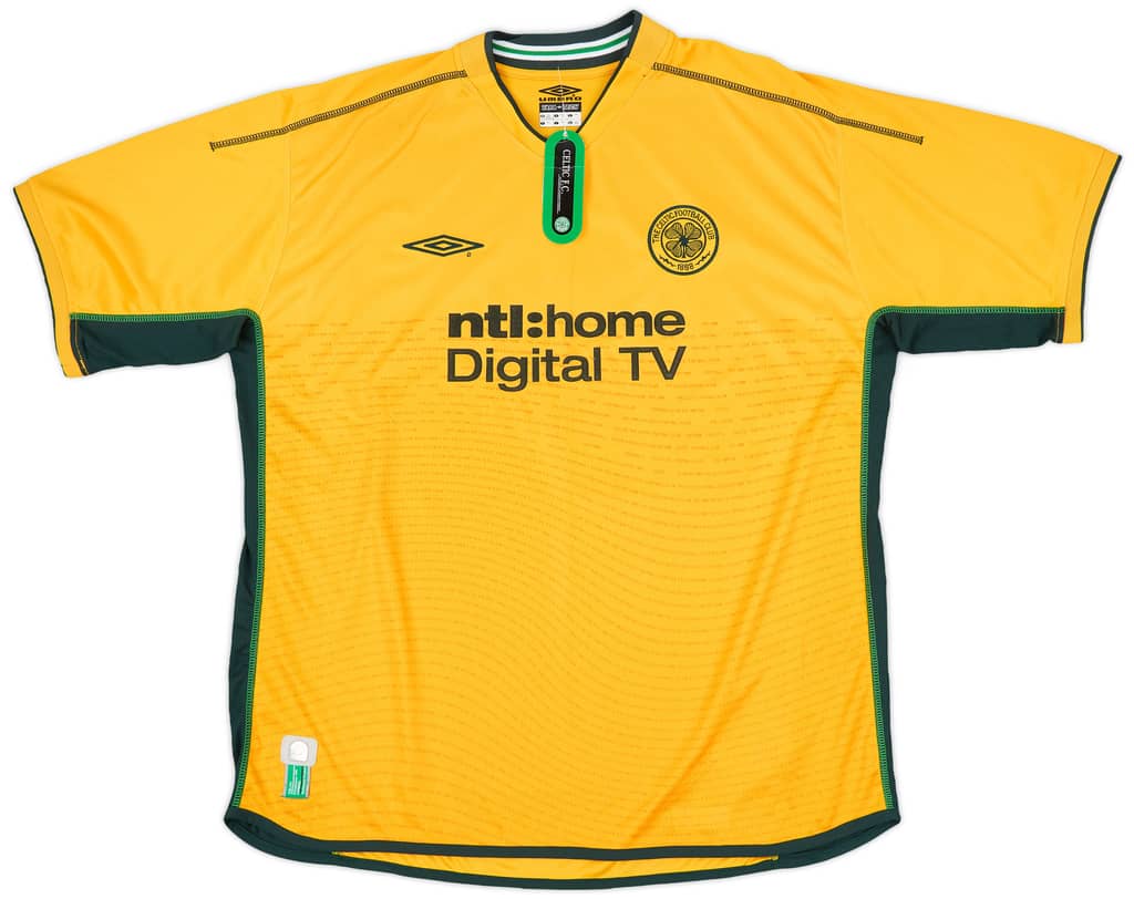 2002-03 Celtic Away Shirt Larsson #7 (XXL)