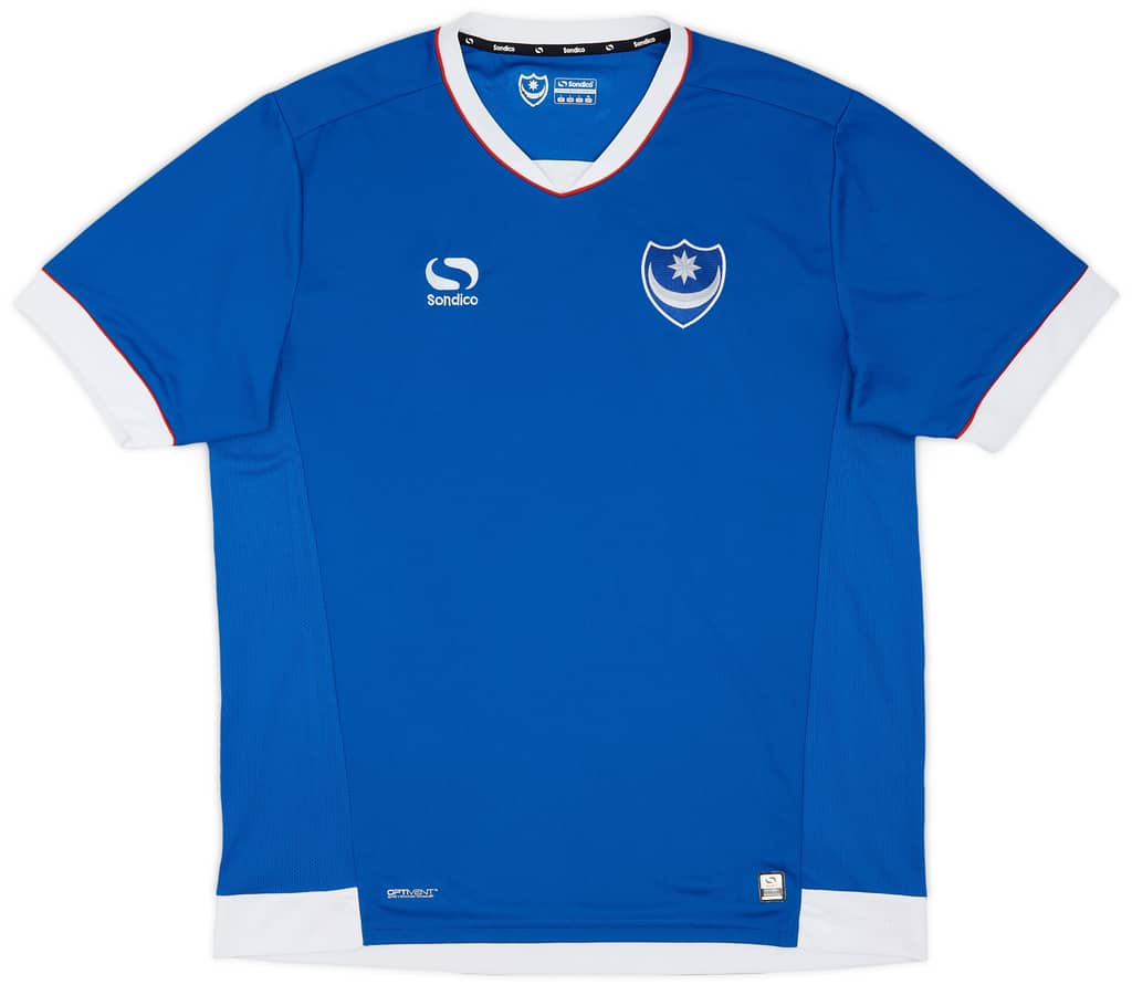 2016-17 Portsmouth Home Shirt - 9/10 - (L)