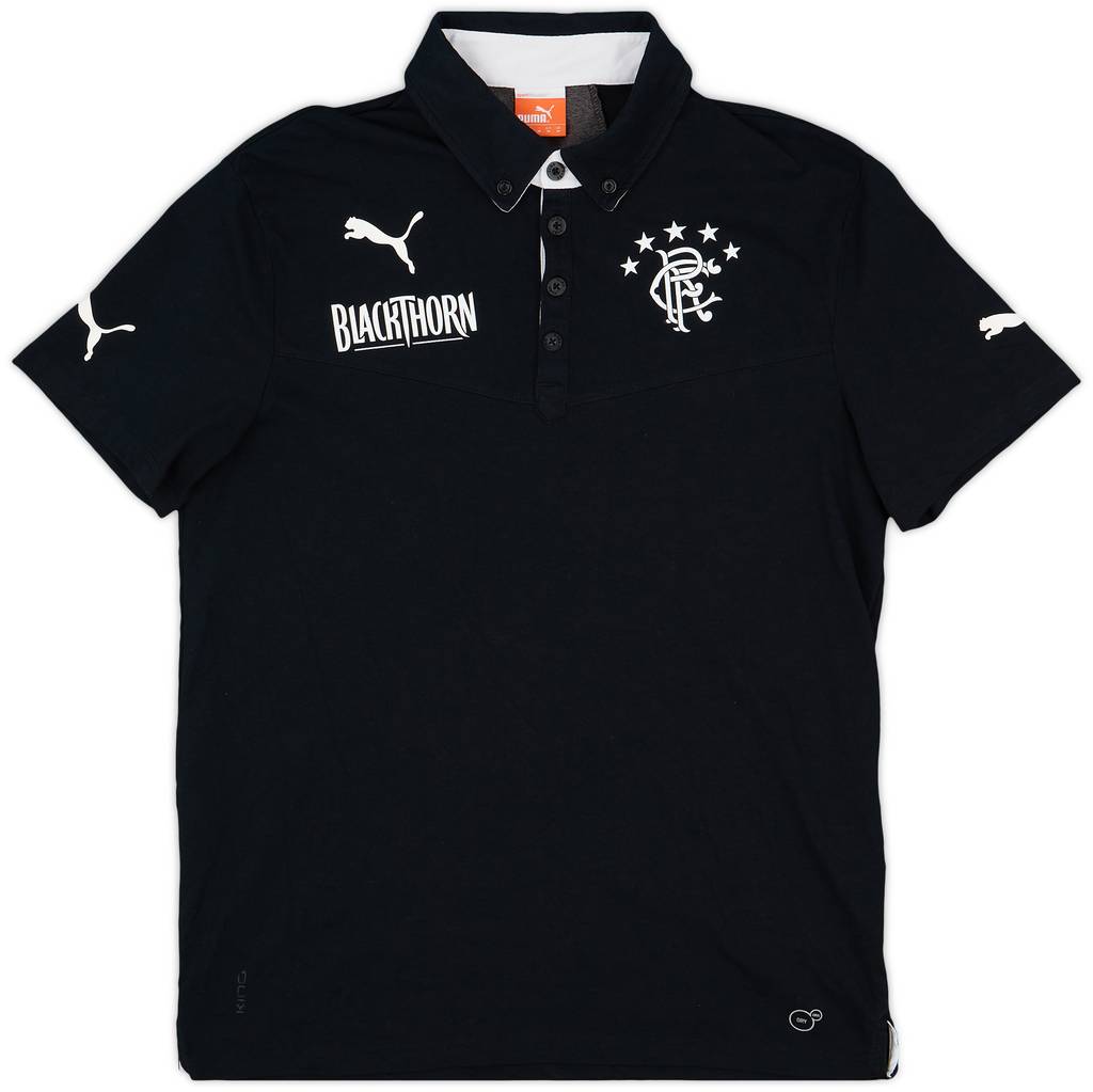 2013-14 Rangers Puma Polo Shirt - 9/10 - (M)