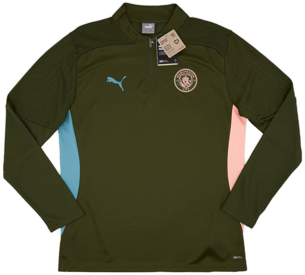 2024-25 Manchester City Puma 1/4 Zip Training Top