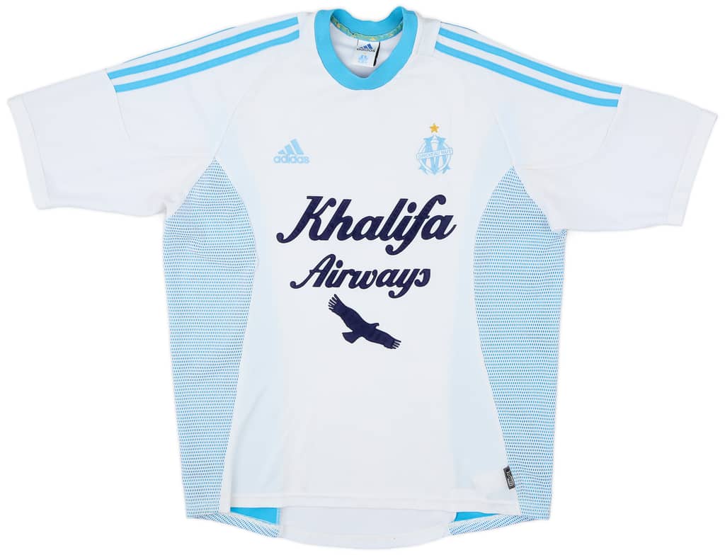 2002-03 Olympique Marseille Home Shirt - 6/10 - (L)