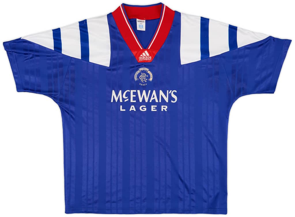 1992-94 Rangers Home Shirt - 7/10 - (L/XL)