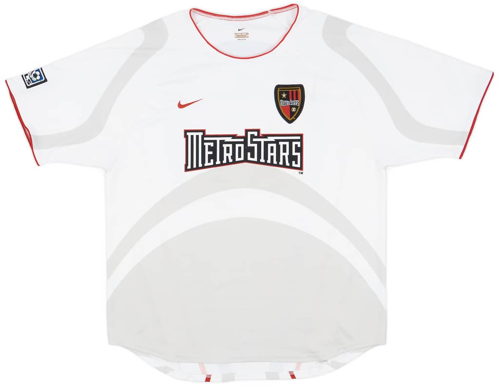 2003-04 NY/NJ Metrostars Match Issue Away Shirt Wolyniec #15