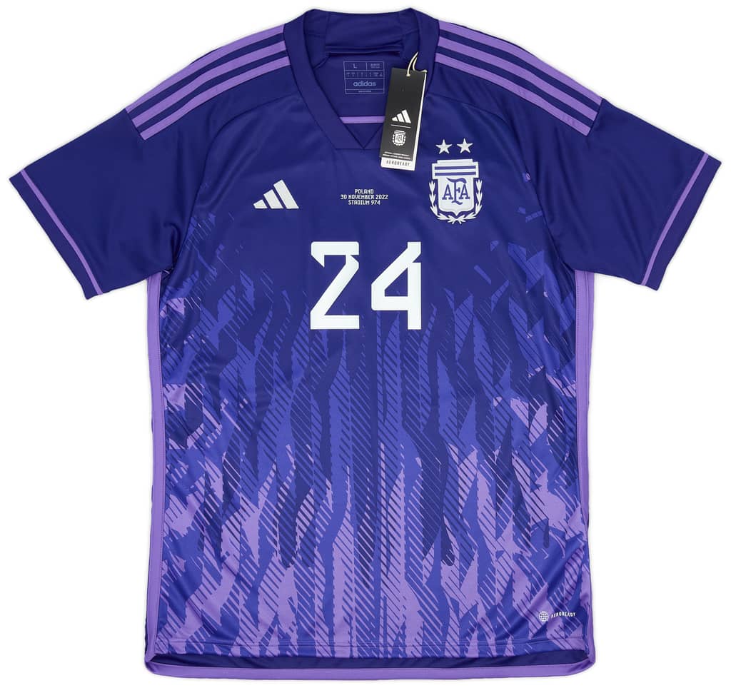 2022-23 Argentina Away 'vs Poland' Shirt E.Fernandez #24