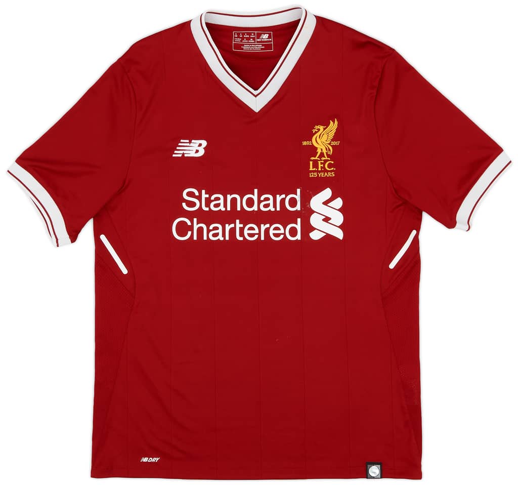 2017-18 Liverpool 125 Years Home Shirt Salah #11 - 6/10 - (S)
