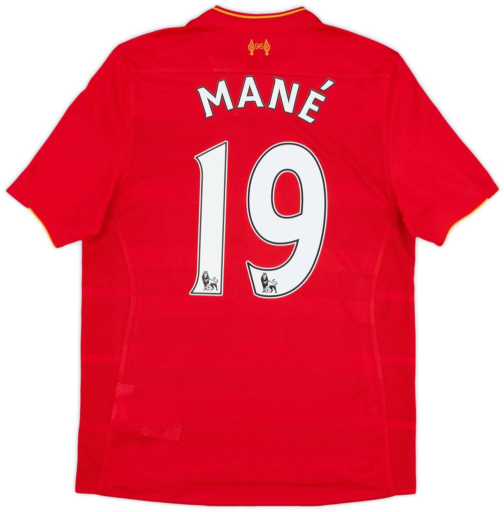 2016-17 Liverpool Home Shirt Mane #19 - 6/10 - (S)