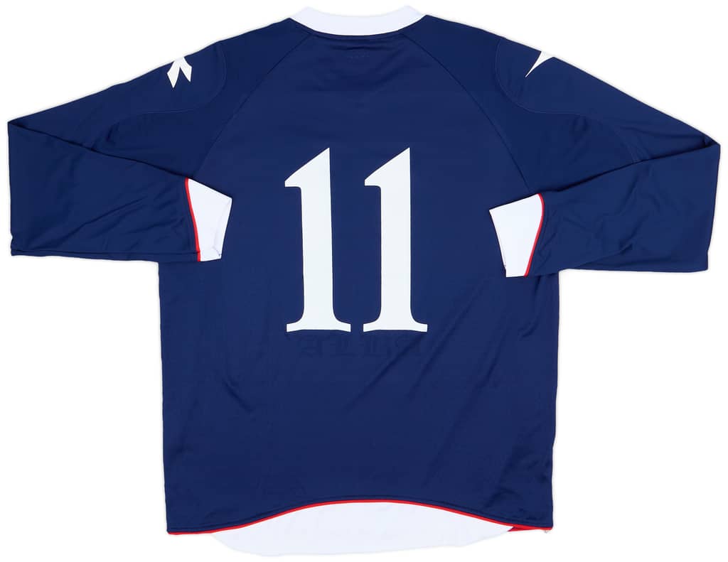 2008-09 Scotland Home L/S Shirt #11 - 9/10 - (XXL)