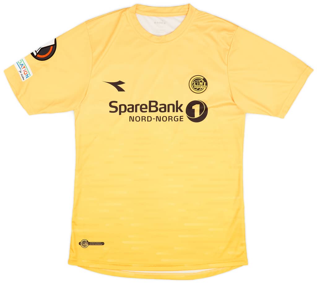 2022-23 Bodo/Glimt Match Issue Europa League Home Shirt Wembangomo #5