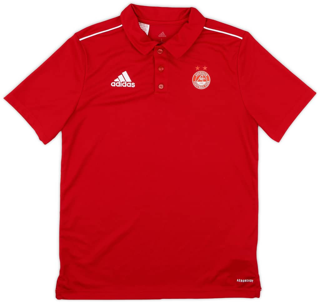2020-21 Aberdeen adidas Polo Shirt - 9/10 - (L.Boys)