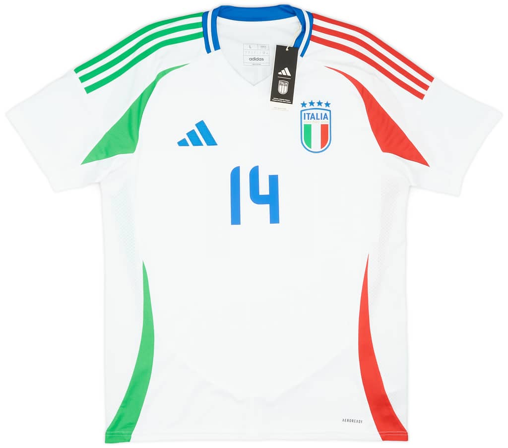 2024-25 Italy Away Shirt Chiesa #14