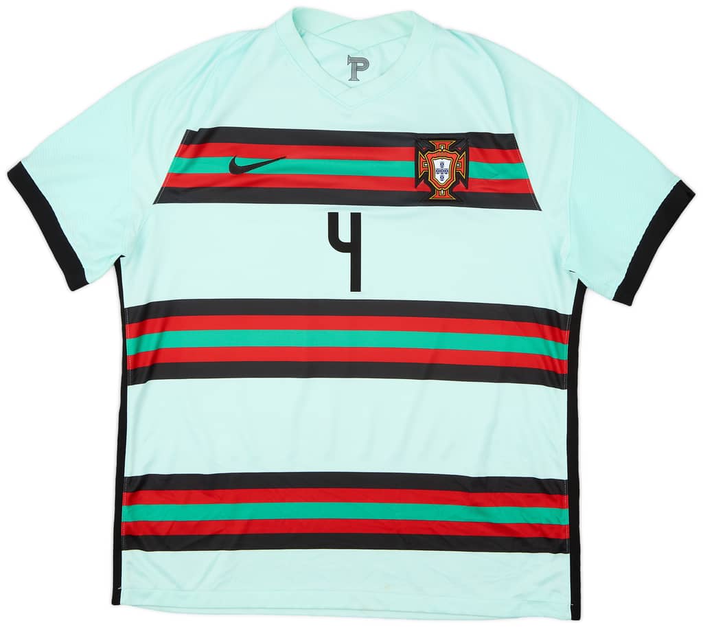 2020-22 Portugal Away Shirt Ruben Dias #4 - 9/10 - (XL)