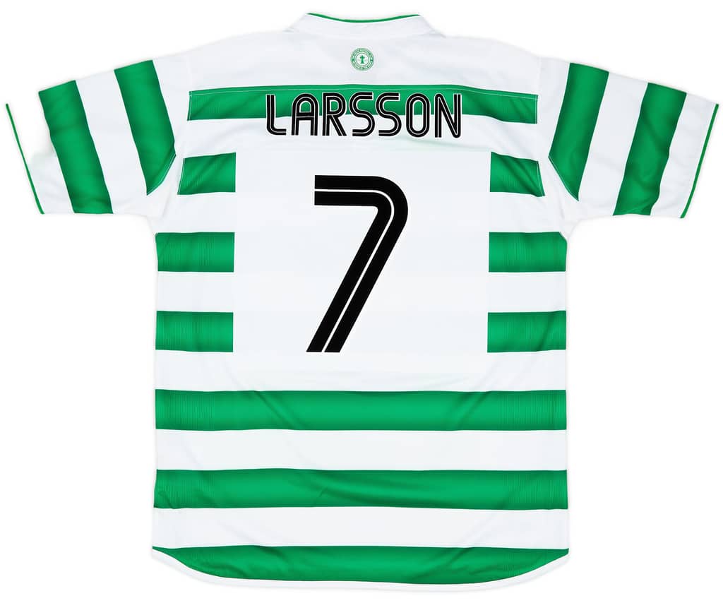 2003-04 Celtic Home Shirt Larsson #7 - 6/10 - (S)